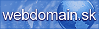 webdomain.sk - Domain registration, guaranteed web hosting - best quality for Slovak prices