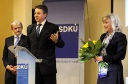 Ivan Miklos and Iveta Radicova (TASR)