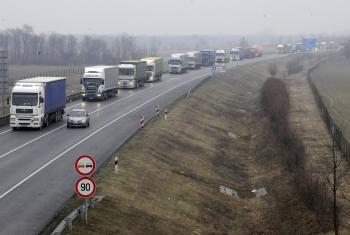 Lorries Stuck in Long Jams at Slovak Border Crossing Points